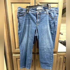 Torrid Women’s Denim Skinny Capris jeans, size 24, Good Used Condition